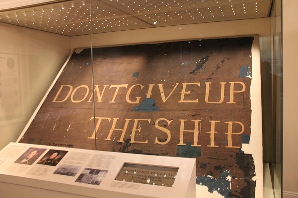 Original Dont Give Up The Ship Flag