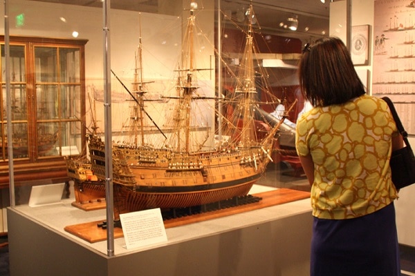Woman at Gallery of Ships