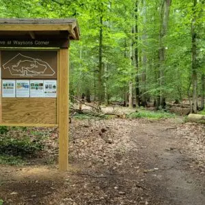 Jug Bay kiosk sign