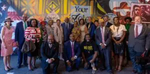  MCAAHC and MLTRC Commissioners and others gathered for the Juneteenth Program at the Banneker-Douglass Museum 