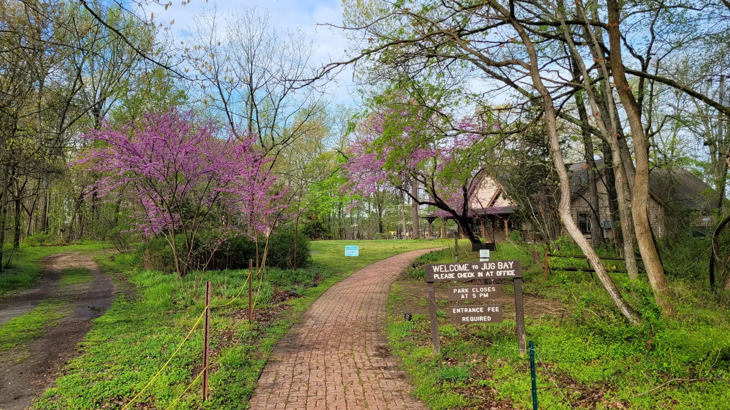jug bay visitor center sign
