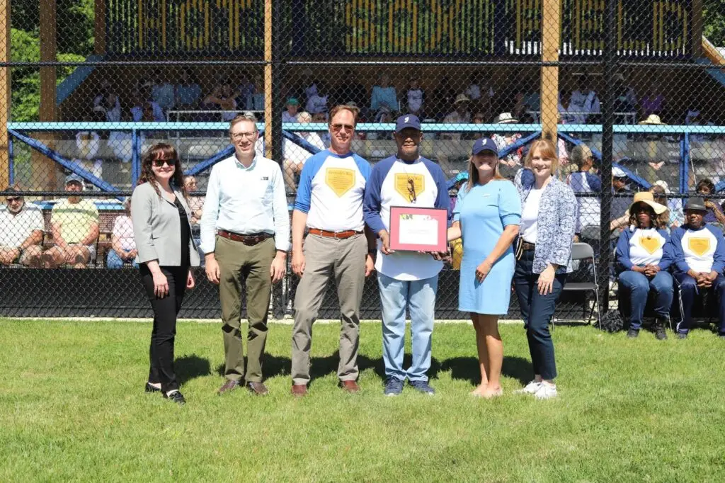Honorees at ceremony