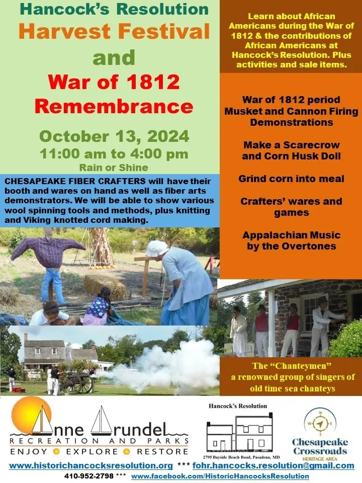 Fall Harvest Festival flyer follow "Learn more" link for more information.