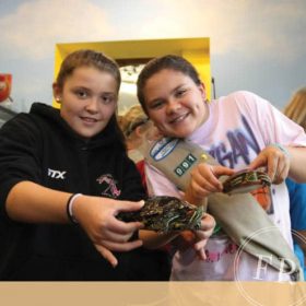Two kids at the Chesapeake Children's Museum