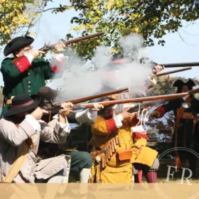 Historic London Town rifle shooting