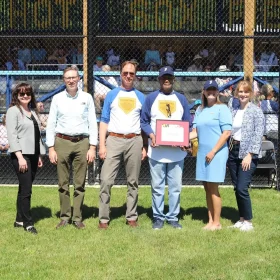 Honorees at ceremony