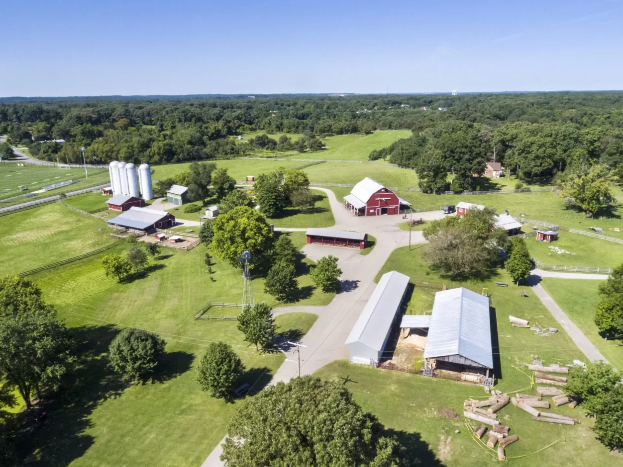 kinder farm arial