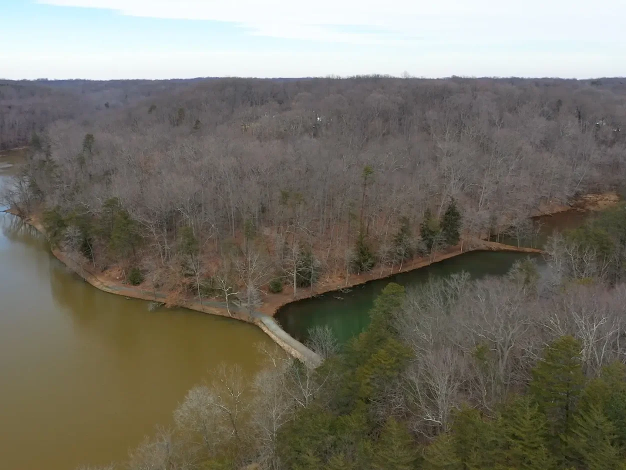 waterworks park arial